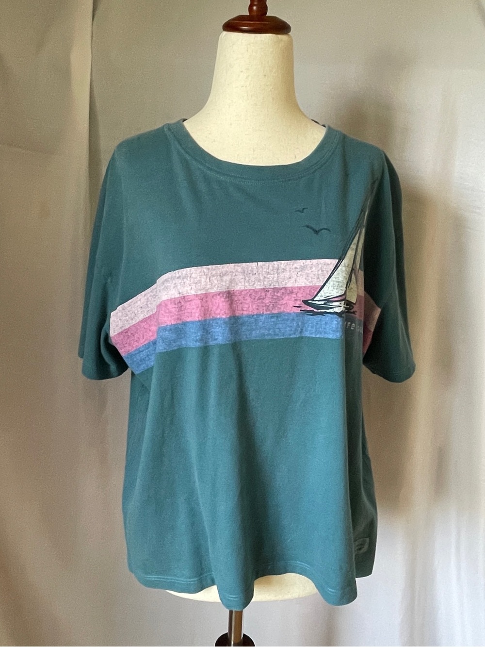 Life Is Good top, size L